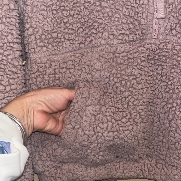 Modetta fleece hoodie preowned size med 10/12 laven color - Picture 5 of 8